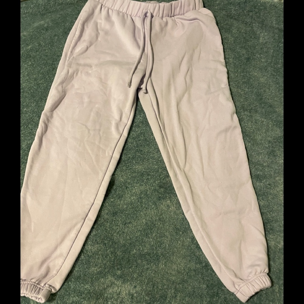 Women’s XL, light purple, sweat pants